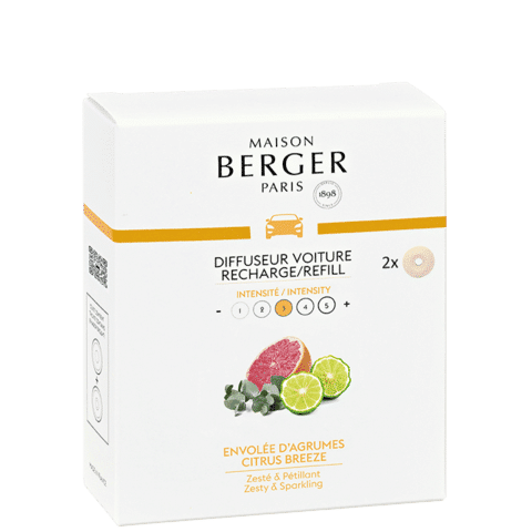 Car Diffuser Refill – Citrus Breeze 2 Pack