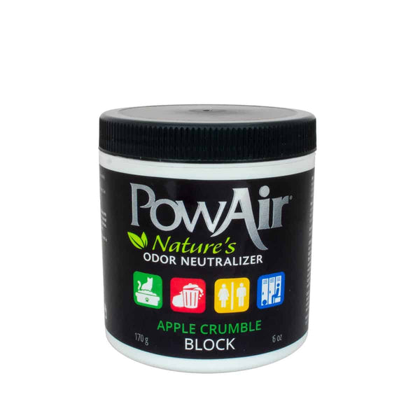 POWAIR NEUTRALIZER BLOCK - APPLE CRUMBLE 6OZ