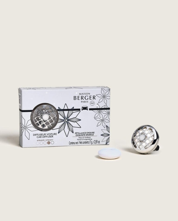 Maison Berger Rosalie Car Diffuser Set – Exquisite Sparkle