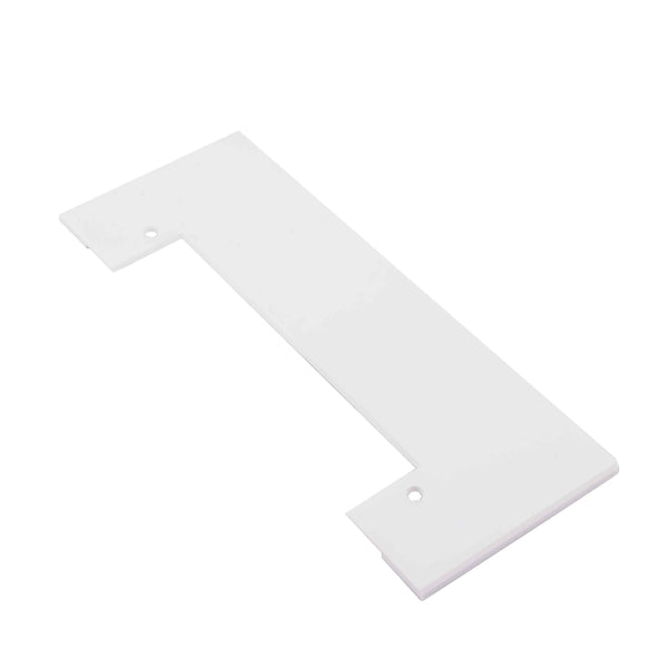 Vacpan Sweep Inlet Trim Plate- WHITE
