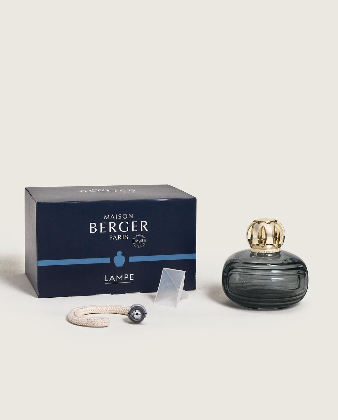 Maison Berger Enigma Lampe – Grey Elegant Air Purifying Fragrance Lamp