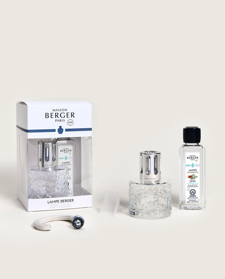 Maison Berger Mirage Clear Lampe Set with 250 ml Festive Fir Fragrance