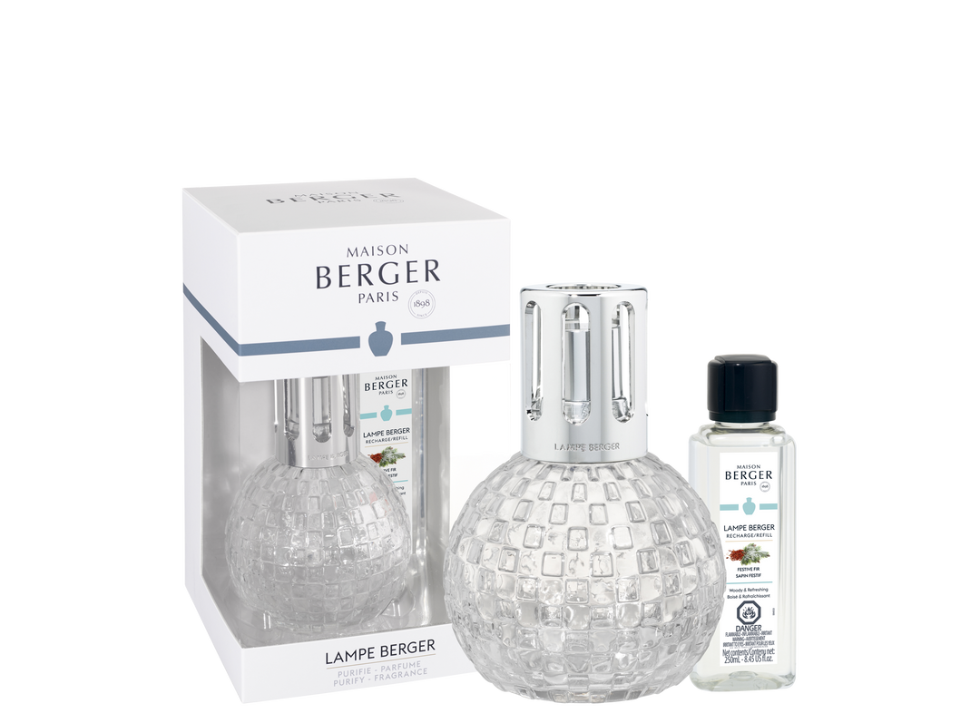 Disco Transparent Ritual Lampe with 250 ml Festive Fir