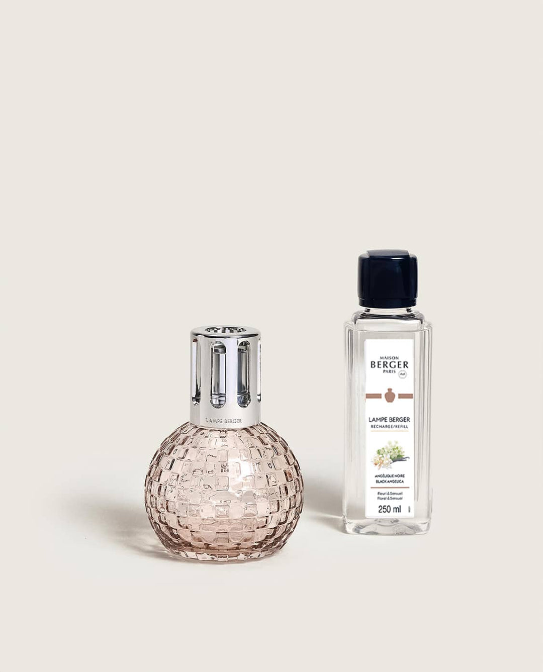Maison Berger Disco Catalytic Lamp (Rose) &amp; 250ml Black Angelica Fragrance