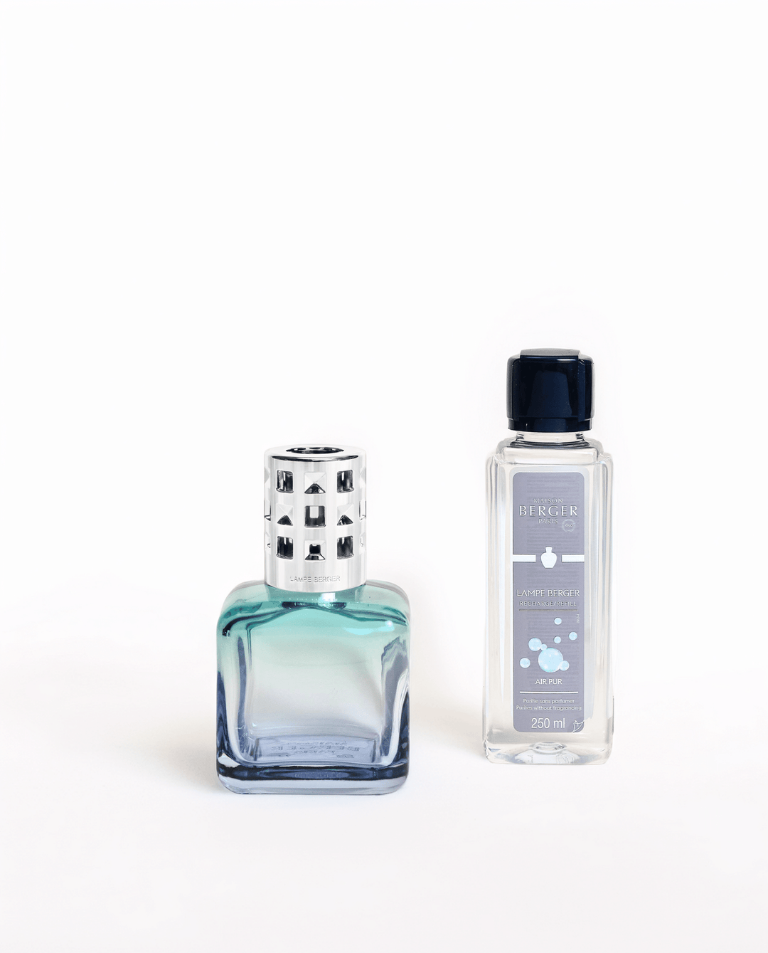 Maison Berger Ice Cube Turquoise Blue Lamp Gift Set with So Neutral 250ml – Fresh &amp; Modern Fragrance Lamp