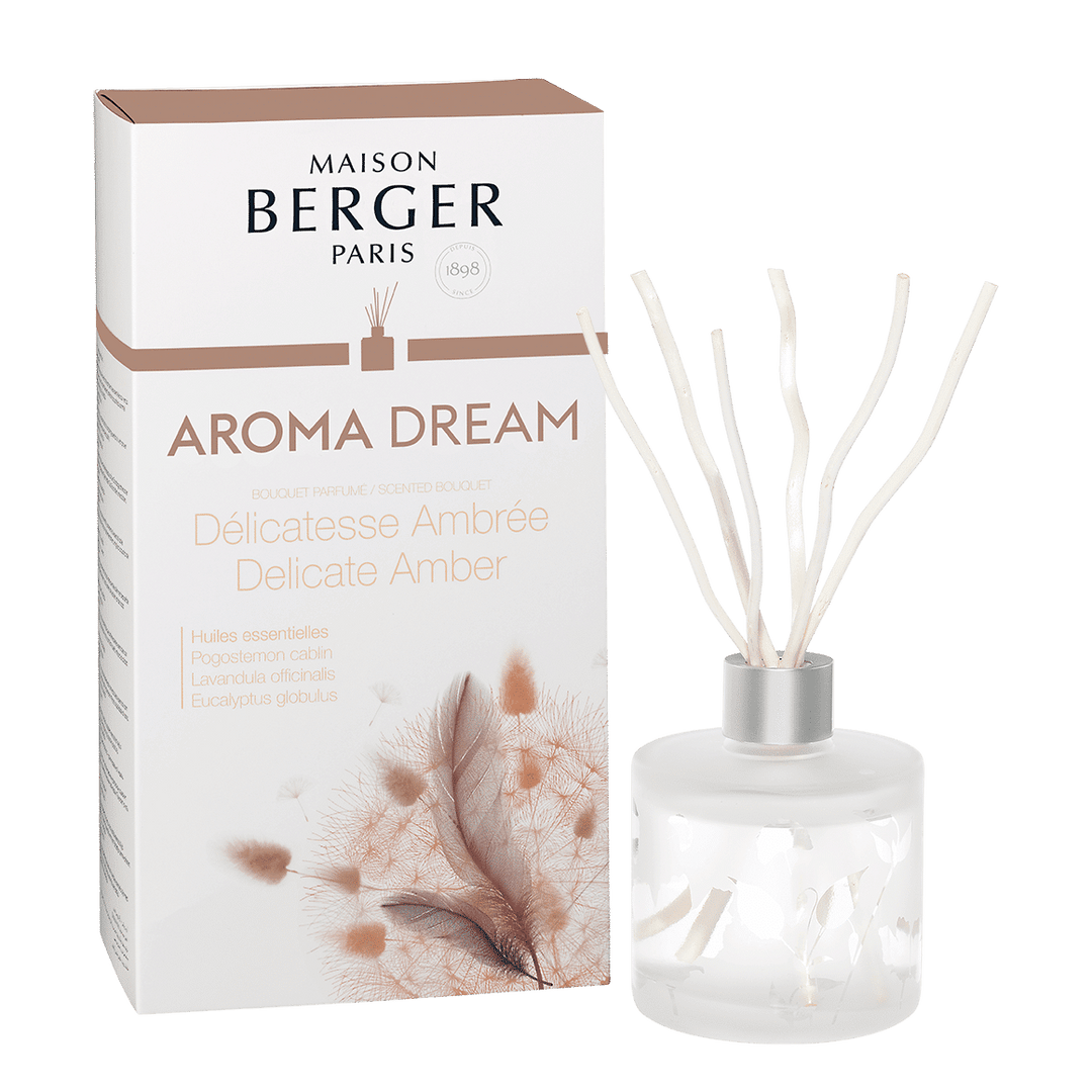 Aroma Dream Pre-filled Reed Diffuser – Delicate Amber – 180ml