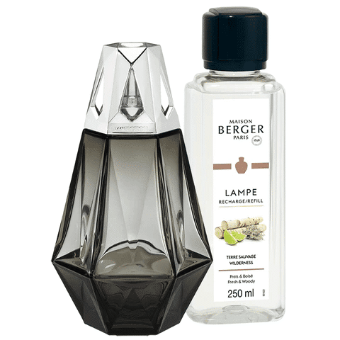 Black Prisme Lamp Gift Set + 250 ml Wilderness