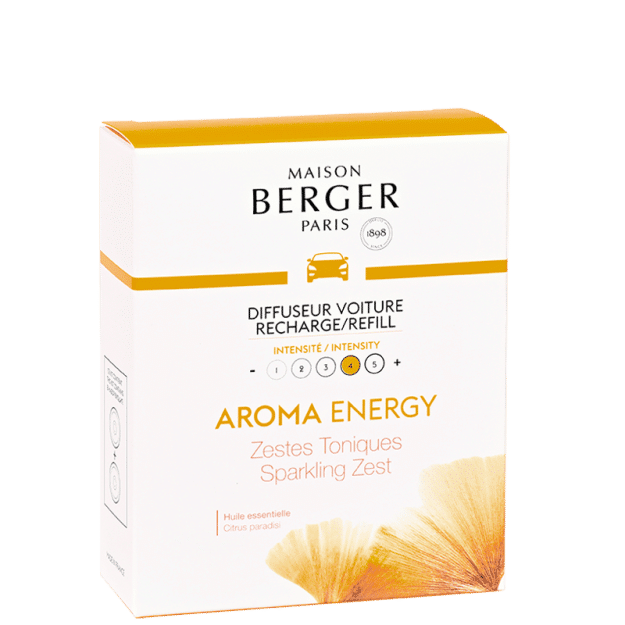 Car Diffuser Refill – Aroma Energy Sparkling Zest 2 Pack