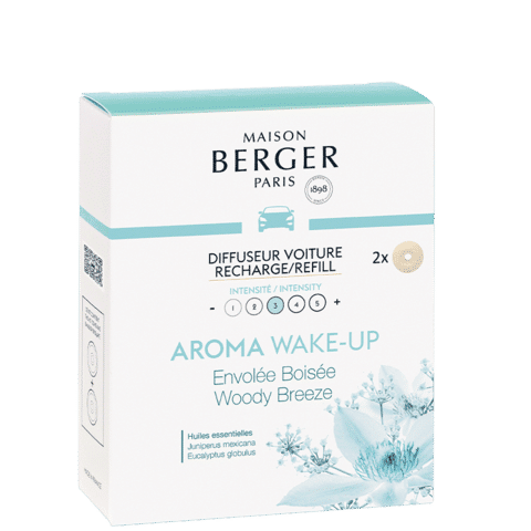 Car Diffuser Refill – Aroma Wake Up Woody Breeze 2 Pack