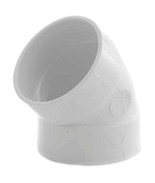Central Vacuum 45° Elbow