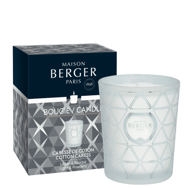 Cotton Caress Frosted Geode Scented Candle