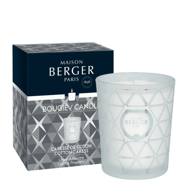 Cotton Caress Frosted Geode Scented Candle