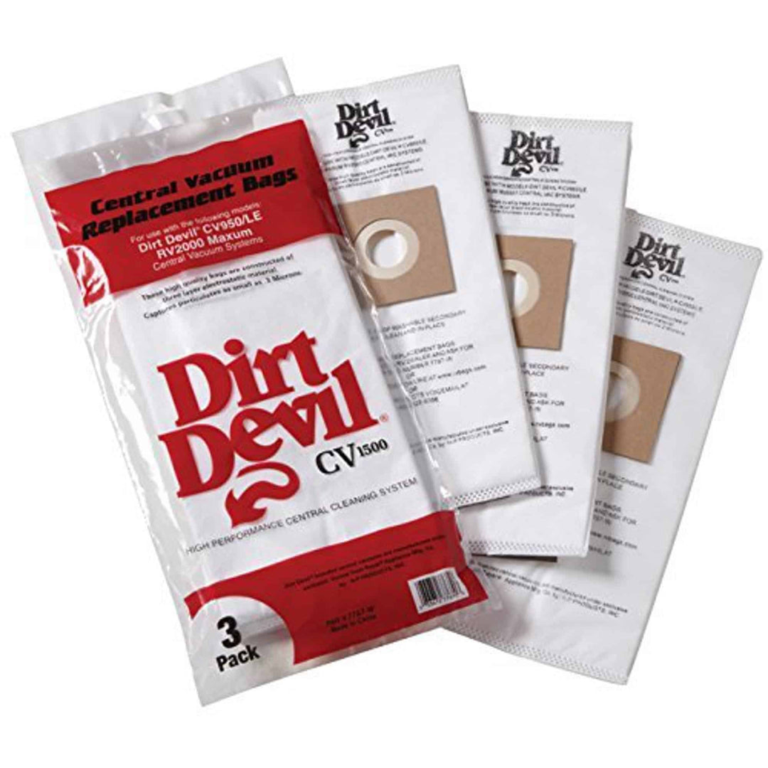 DIRT DEVIL CV1500 CENTRAL VACUUM HEPA BAGS