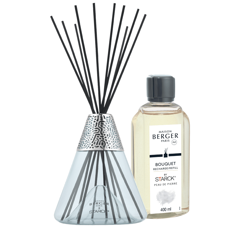 Grey Reed Diffuser Gift Set by Starck-Peau de Pierre 400ML