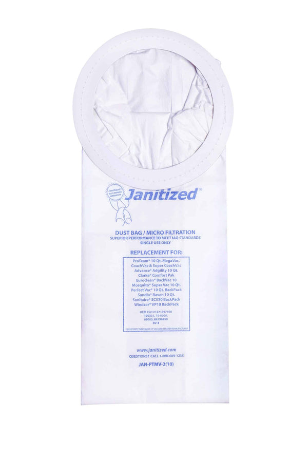 SANITAIRE BV-3 Backpack Vacuum Bags