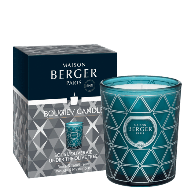Under the Olive Tree Blue Geode Scented Candle