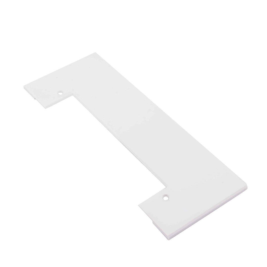 Vacpan Sweep Inlet Trim Plate- WHITE