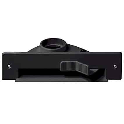 Central Vacuum BLACK Vacpan Sweep Inlet