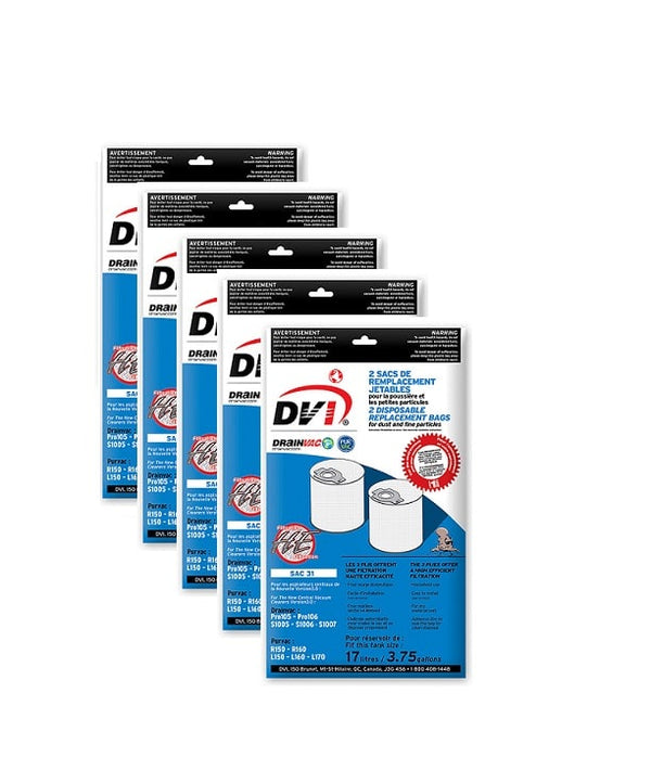 DrainVac SAC-31 Cloth Bags ( 5 )